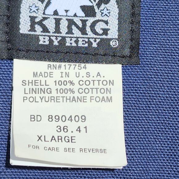 Vintage Polar King by Key Blanket Lined Canvas Vest XL (fits like medium) - Picture 4 of 6